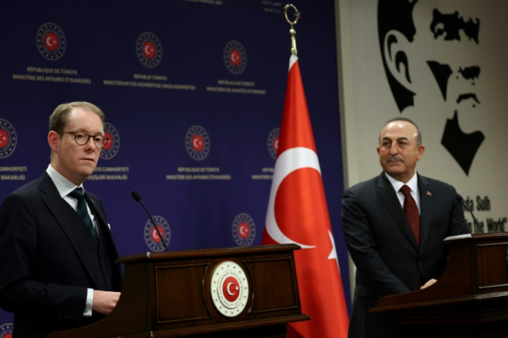 Swedish Foreign Minister Tobias Billstrom held cordial NATO talks with his Turkish counterpart Mevlut Cavusoglu last month