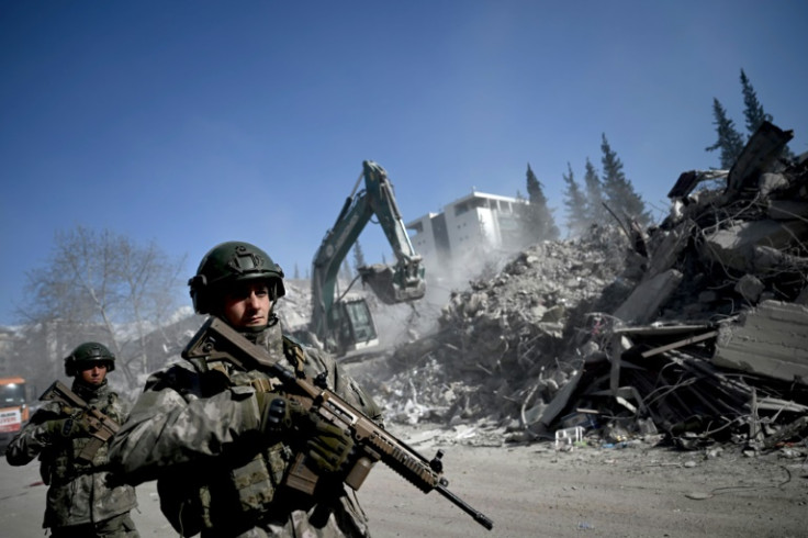 Turkey's quake-hit cities resemble a war zone, as soldiers try to keep order and prevent looting