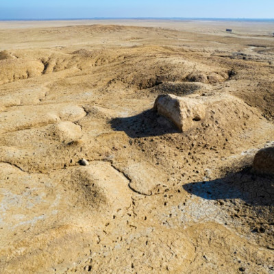 The landscape around ancient Lagash is now desert but 5,000 years ago it was lush farmland, part of the 'Fertile Crescent' where crops were first domesticated