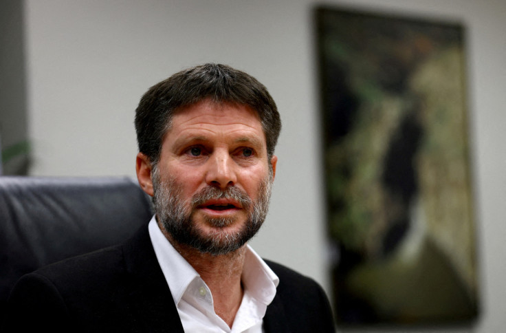 Israeli Finance Minister Bezalel Smotrich