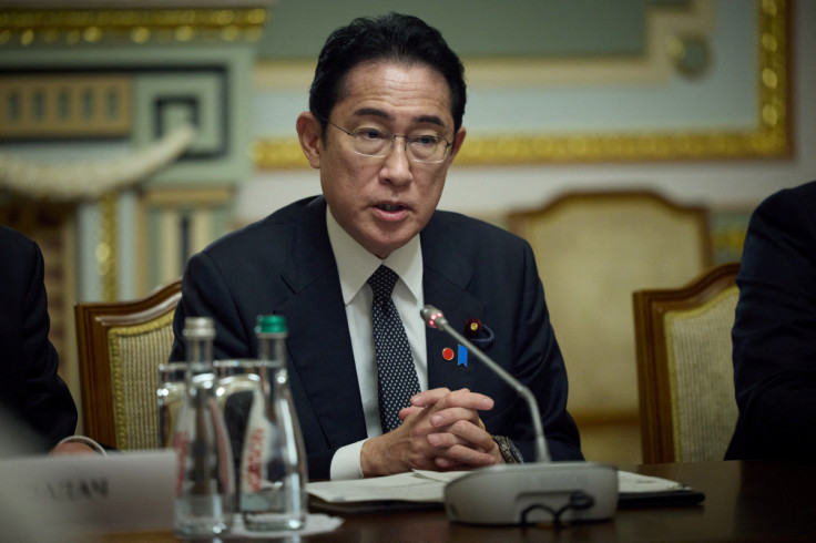 Japan Prime Minister Fumio Kishida visits in Kyiv