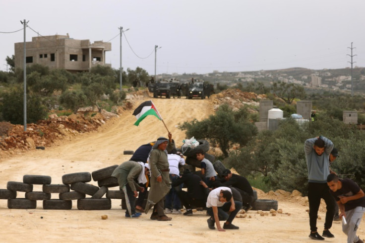 The Palestinian Red Crescent Society said its medics treated more than 120 people
