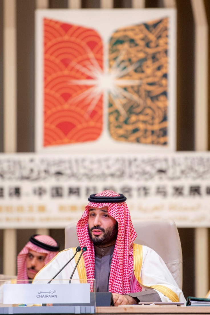 Saudi Crown Prince Mohammed bin Salman during the Arab-China Summit in the Saudi capital Riyadh, on December 9, 2022