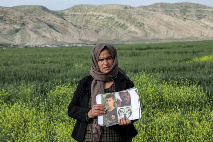 Bahar Elias was separated from her husband Jassem and their son Ahmed, who was barely 19 when the family was kidnapped by IS when the group seized Sinjar in August 2014