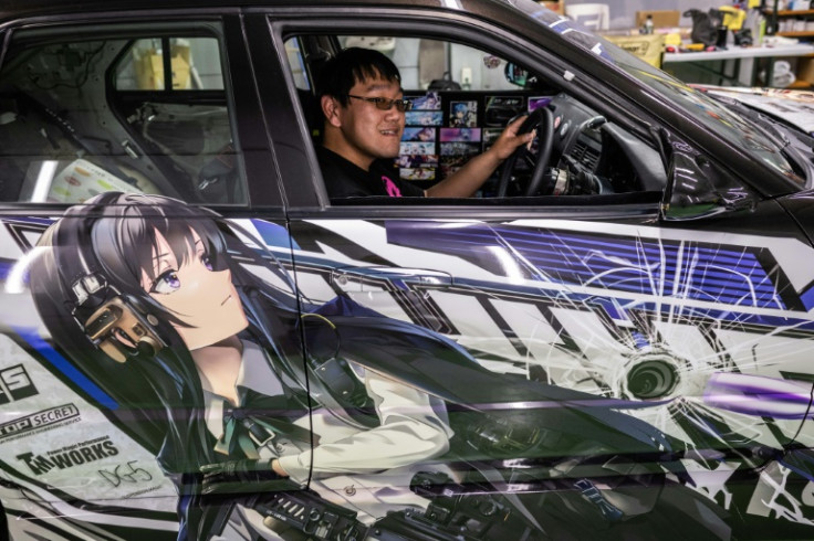 For Japanese fans, plastering cartoon pictures all over their vehicles is just another way of paying homage to their favourite characters