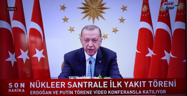 A stomach ailment has forced President Recep Tayyip Erdogan to campaign by video link