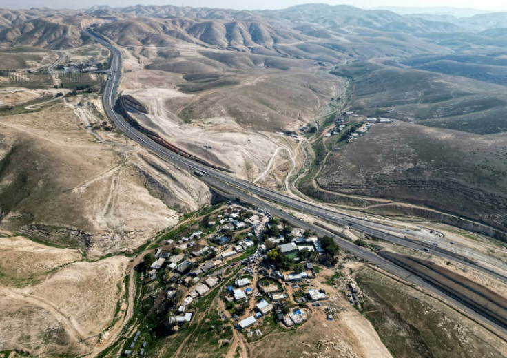 The Bedouin community of Khan al-Ahmar is located on a strategic highway east of Jerusalem in the occupied West Bank