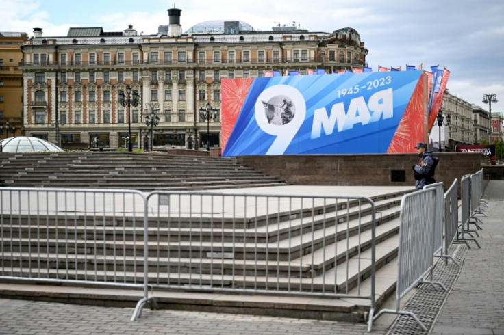 Russian President Vladimir Putin is expected to address thousands of troops standing at attention in Moscow's Red Square at a military parade marking the Soviet victory over Nazi Germany in 1945