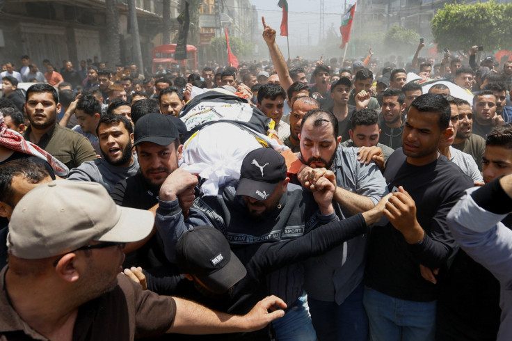 Funeral of Islamic Jihad commander Ali Ghali killed in Israeli strike, in Gaza