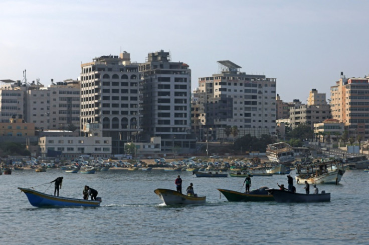 Fishermen took to their boats in Gaza as the ceasefire took hold