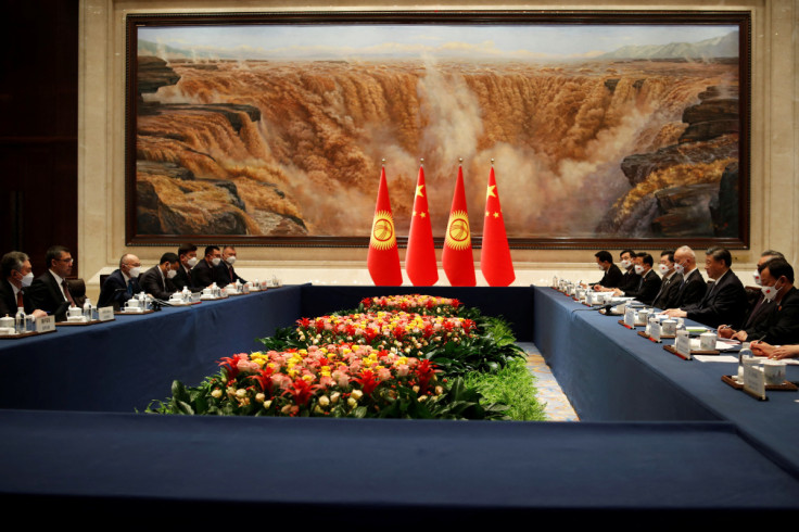 Chinese President Xi Jinping meets Kyrgyzstan's President Sadyr Japarov in Xian