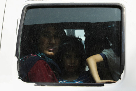 Syrian kurds, who were evacuated from Sudan, arrive in Kurdish-controlled city of Qamishli, in northern Syria