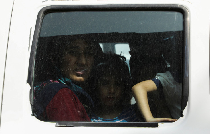 Syrian kurds, who were evacuated from Sudan, arrive in Kurdish-controlled city of Qamishli, in northern Syria