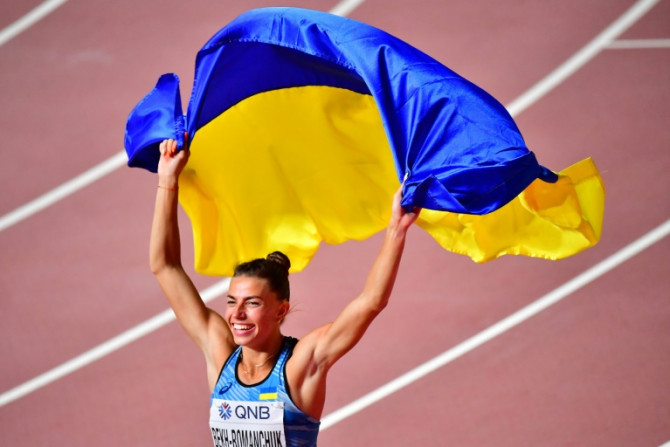 2019 world long jump medallist Ukraine's Maryna Bekh-Romanchuk says her compatriots should have the right to face Russians in sports competitions
