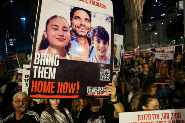 Protesters in Israel are calling for the return of hostages seized by Hamas