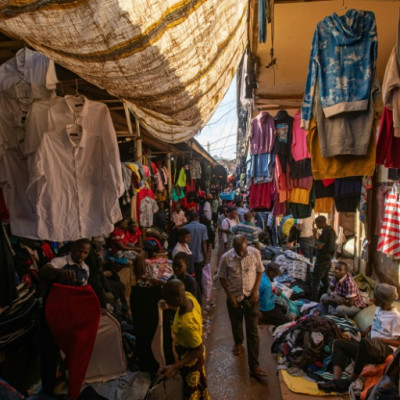 An estimated 16 million Ugandans -- one in every three -- wear used clothing