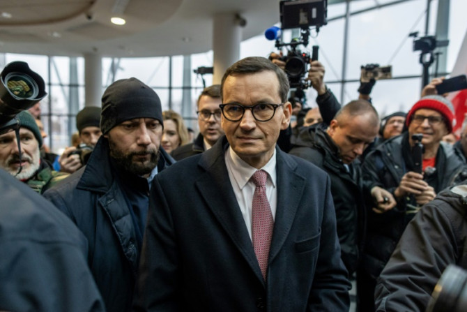 'What we are seeing is the first step towards a dictatorship,' Morawiecki told reporters