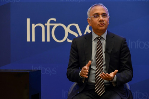 Infosys, headed by Salil Parekh, and IT rival TCS earn more than 80 percent of their revenues from Western markets