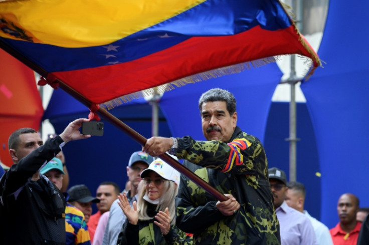 Venezuelan President Nicolas Maduro attended a demonstration in support of his government in Caracas