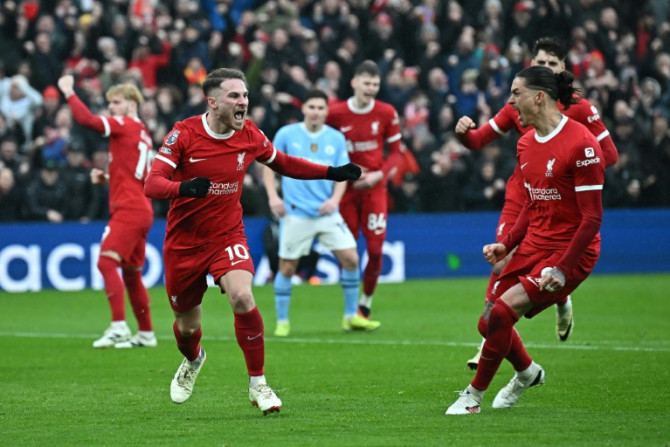 Liverpool were held to a 1-1 draw by Manchester City on Sunday