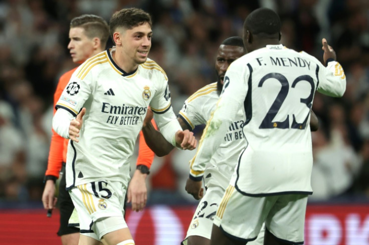 Real Madrid midfielder Fede Valverde smashed home against Manchester City to level at 3-3