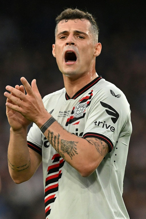 Swiss captain Granit Xhaka had a fine season for Bayer Leverkusen as they won the Bundesliga and reached the Europa League final