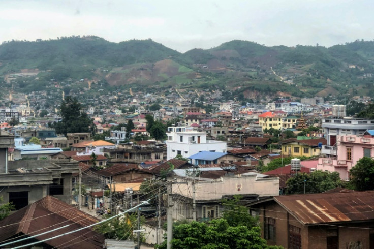 The Myanmar military and an ethnic minority armed group both claimed to be in control of Lashio