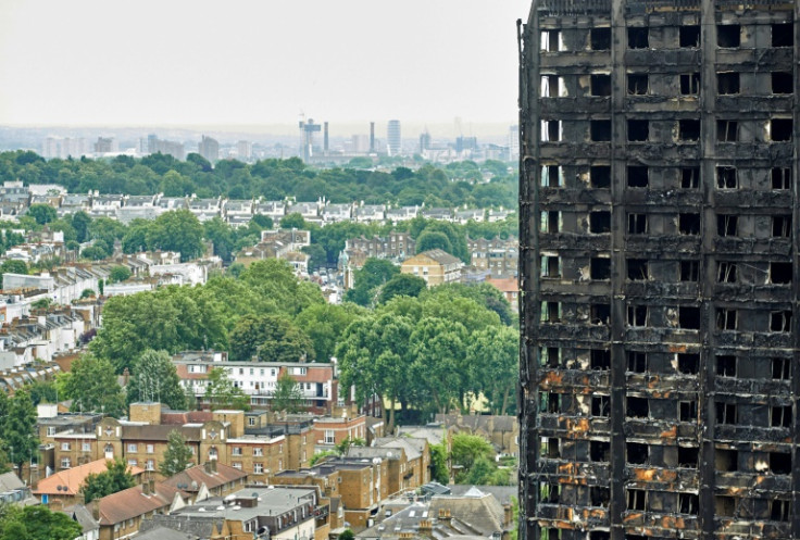 A first report by a public inquiry into the 2017 tragedy laid the bulk of the blame for the fire's rapid spread across the building on its highly flammable cladding