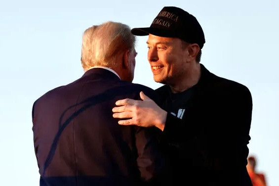 Donald Trump and Elon Musk