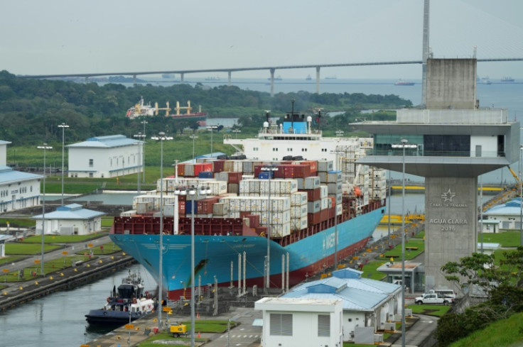 Forty percent of US container traffic travels through the Panama Canal