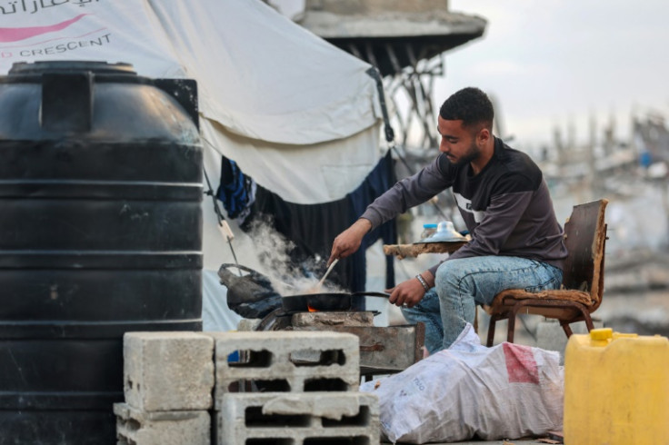 The war has displaced nearly all of Gaza's 2.4 million people