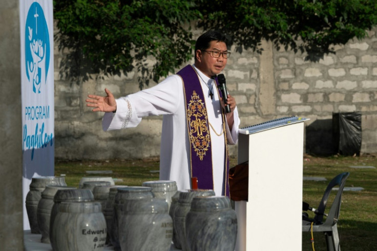 Father Flaviano Villanueva has spent years assisting families of those killed in Duterte's drug crackdown