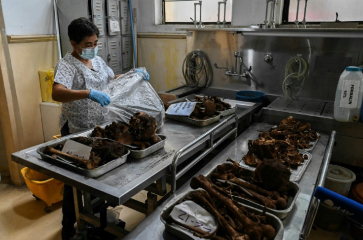 Forensic pathologist Raquel Fortun's work to determine the cause of death in the drug war killings is ongoing