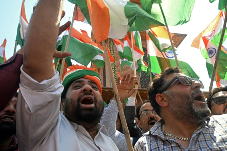 Indian ruling party rally in New Delhi